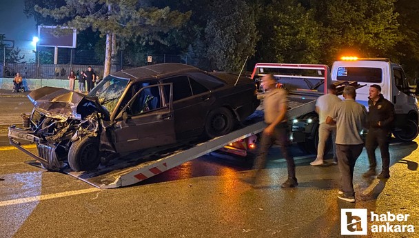 Ankara Çubuk'ta zincirleme trafik kazasında 3 kişi yaralandı