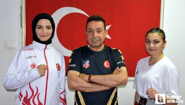 Kırıkkaleli kick boksçular hedefleri için çalışmalarını sürdürüyor