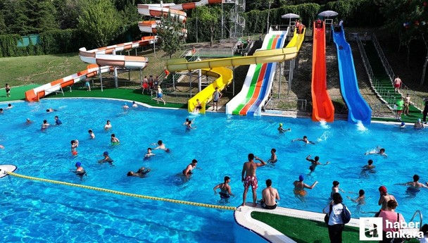 Kalaba Aqua Park yeniden Keçiören’de hizmete açıldı