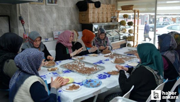 Kahramankazan Belediyesi üretici kadınların emeğine destek oluyor