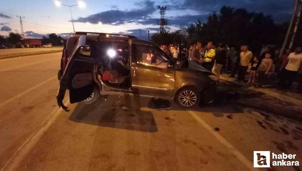 Amasya’da korkutan kaza! Otobüs ve hafif ticari araç çarpıştı!