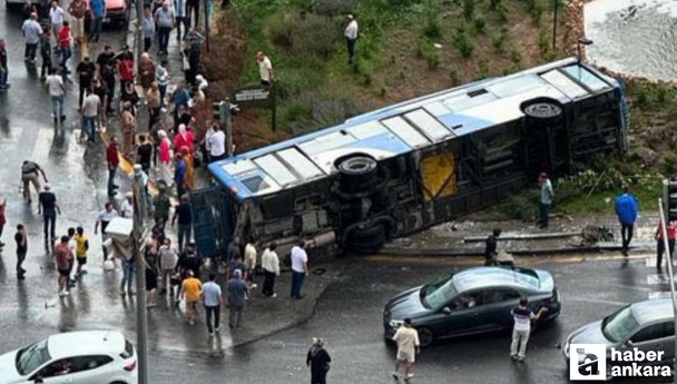 Ankara Keçiören'de EGO devrildi! Çok sayıda yaralı var