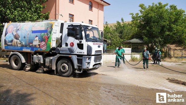 Keçiören Belediyesi temizlik çalışmalarını sürdürüyor