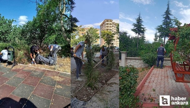Kahramankazan Belediyesi temiz bir çevre için çalışmalarını sürdürüyor