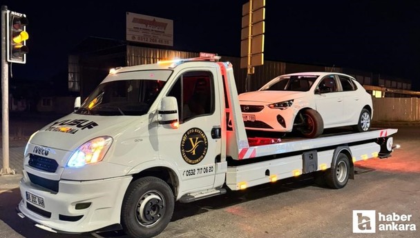 Ankara Sincan’da polisin dur ihtarına uymayan şüpheliler yakalandı