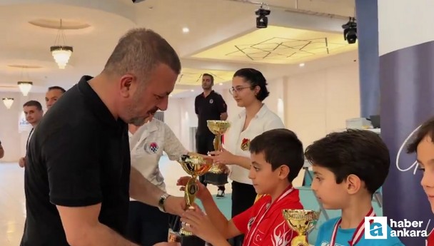 Sincan Belediyesi satranç turnuvasında ödüller sahiplerini buldu