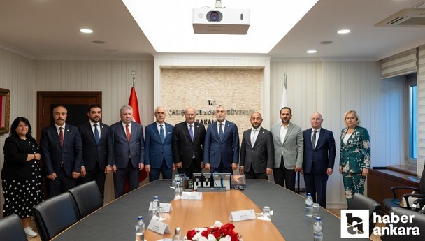 ATO Başkanı Baran'dan Bakan Işıkhan'a ziyaret