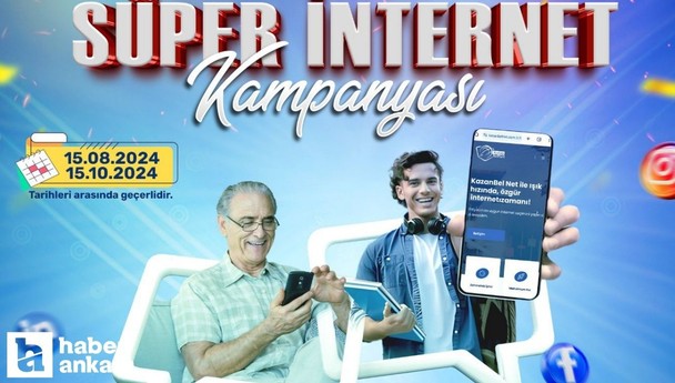 Kahramankazan Belediyesinden Süper İnternet Kampanyası