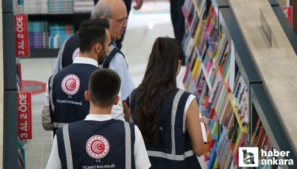Ticaret Bakanlığı kırtasiye ve okul ürünlerine yönelik denetimlerine devam ediyor