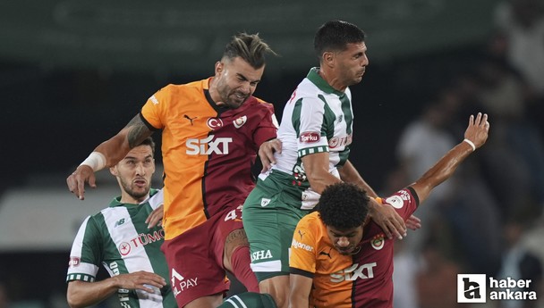 Galatasaray deplasmanda Konyaspor'u 2 golle geçti
