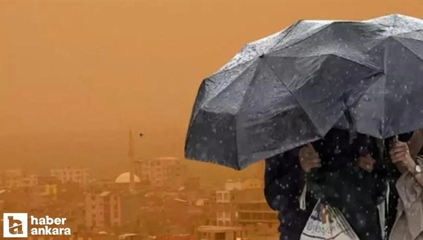 MGM 20 Ağustos tarihi için uyardı: Sağanak yağış ve toz taşınımı bekleniyor