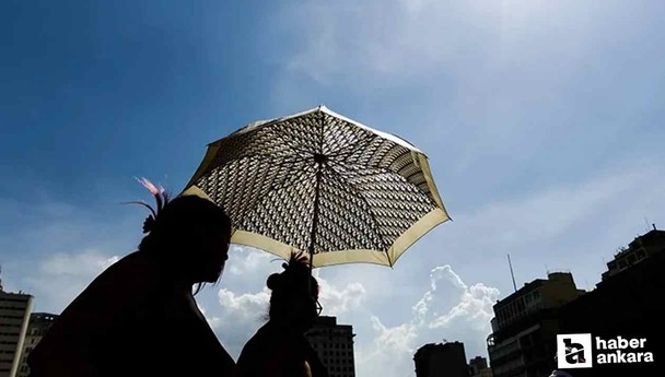 Aşırı sıcak havadan bunalan Ankaralılar parklara koştu