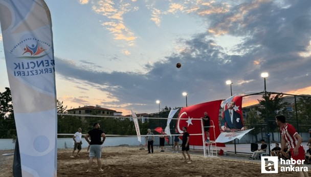 Beypazarı İlçe Spor Müdürlüğü’nden plaj voleybolu şampiyonluğu