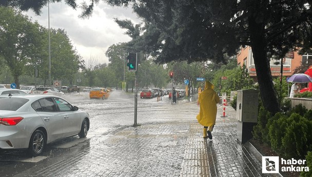 Meteoroloji'den Ankara'ya 3 saatlik şiddetli gök gürültülü sağanak yağış uyarısı!