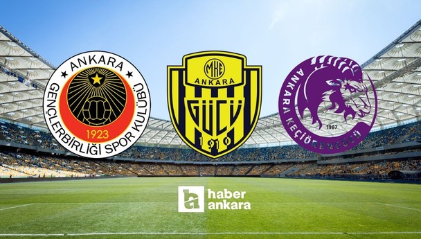 TFF 1. Lig ilk 3 hafta itibariyle Başkent temsilcilerinin puan durumu