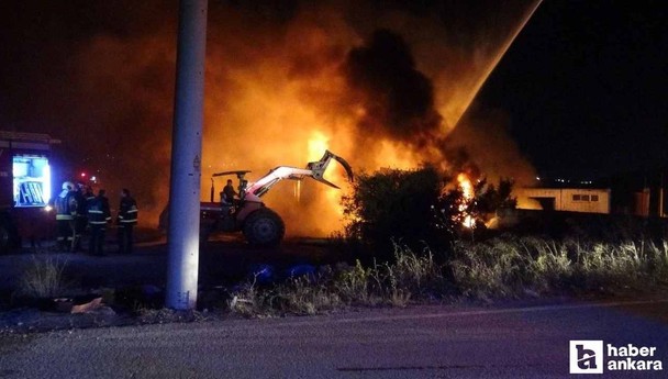 Ankara Altındağ'da trafo yangını çıktı!