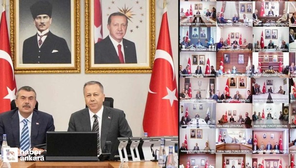 Bakan Tekin, 81 ilin valileri ve milli eğitim müdürleriyle görüştü