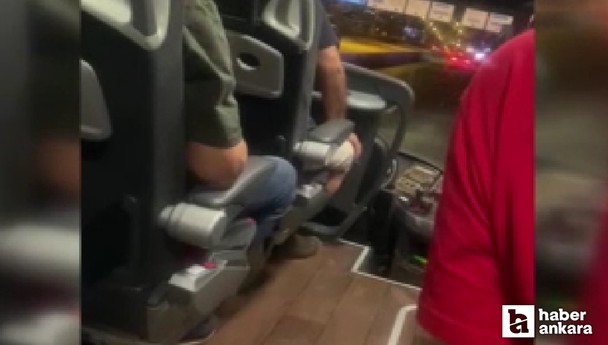 Ankara AŞTİ'de otobüsünü terk eden şoför krizi!