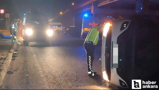 Ankara-Eskişehir karayolunda trafik kazası: 1'i çocuk 4 yaralı