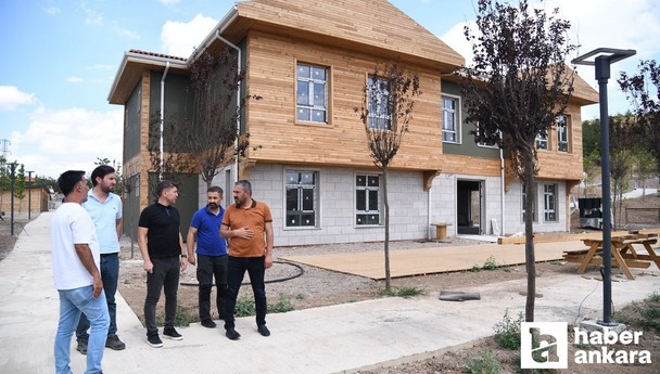 Pursaklar Belediyesi ve TOKİ iş birliğiyle Millet Bahçesi yapımı devam ediyor