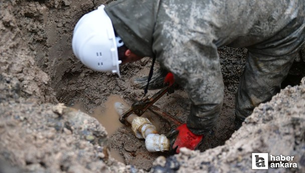 ABB ASKİ şebeke suyundaki kaçakları önlemeye devam ediyor