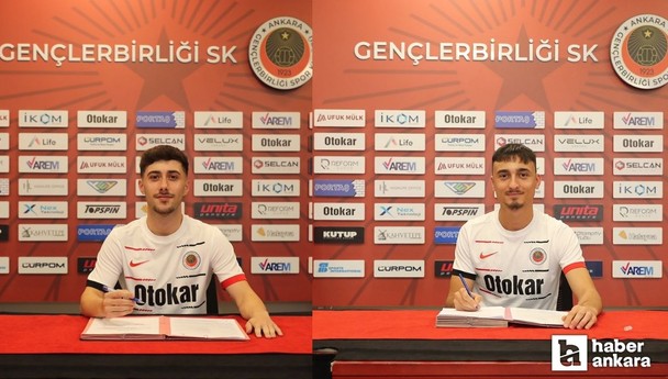 Gençlerbirliği futbol akademisinden 2 futbolcuyla daha sözleşme imzaladı