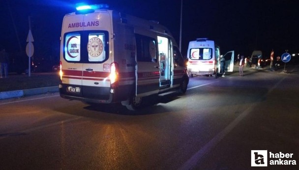 Çorum’da devrilen otomobil 50 metre sürüklendi: 4 yaralı