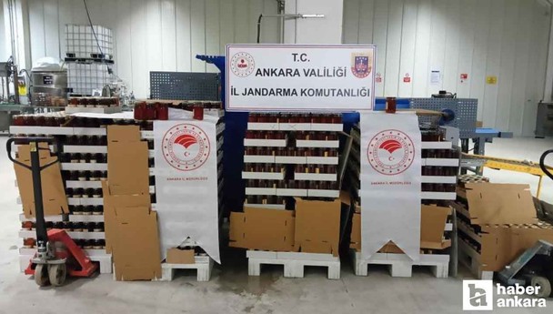Ankara'da sahte bal operasyonunda 8 bin ton malzeme yakalandı!