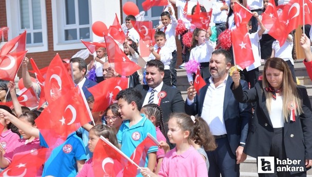 Kahramankazan Belediye Başkanı Çırpanoğlu ilkokul öğrencileriyle bir araya geldi