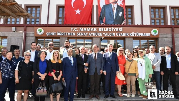 Mamak Belediyesi Aybüke Öğretmenin adını Musiki Muallim Mektebi kütüphanesine verdi