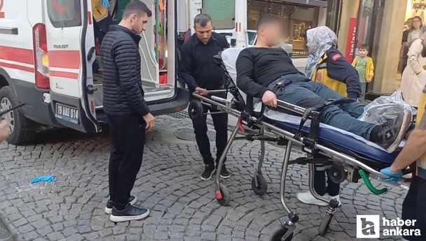 Çorum'da bıçaklı kavga! 1 kişiyi yaralayıp kaçtı!