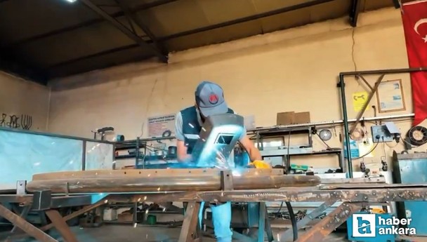 Sincan Belediyesi kent mobilyaları üretimine devam ediyor