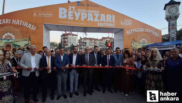 27. Uluslararası Beypazarı Festivali'nde kortej yürüyüşü tamamlandı