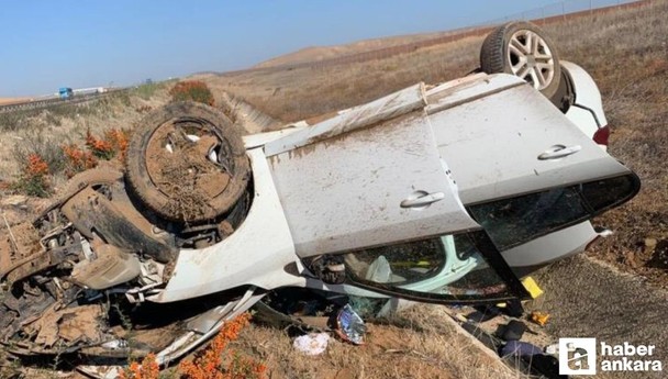 Ankara Niğde otoyolu üzerinde trafik kazası: 4 kişi yaralandı