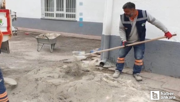 Mamak Belediyesinden ilçedeki okullara tadilat desteği