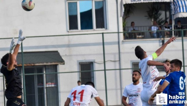 Sincan Belediyesi Ankaraspor evinde Altınordu ile 0-0 berabere kaldı