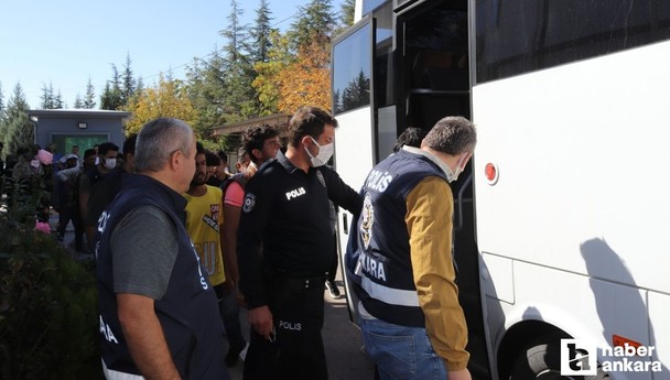 Ankara Beypazarı'ndaki denetimlerde 34 düzensiz göçmen yakaladı