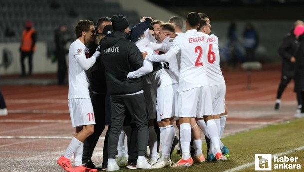 Türkiye İzlanda'da 4 golle kazandı!