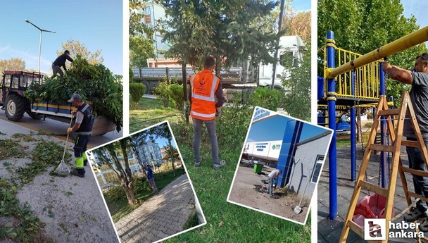 Kahramankazan Belediyesi yeşil alan ve parkların kalitesini artırıyor