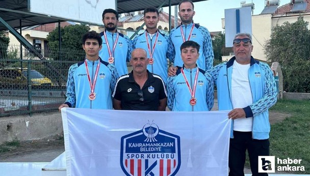 Kahramankazan Belediyespor bocce sporcularından 3 altın madalya
