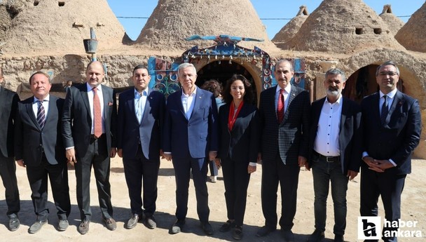 Mansur Yavaş başkanlığındaki Tarihi Kentler Birliği Şanlıurfa'da incelemeler yaptı!