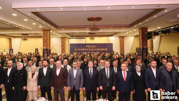 Ankara'da AK Parti Polatlı İlçe Kongresi yoğun katılımla yapıldı!