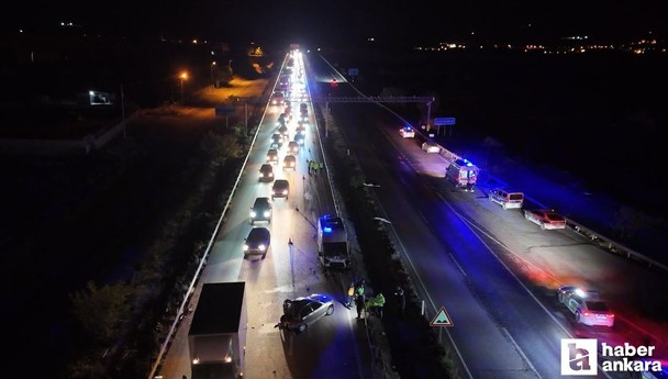 Kırıkkale'de sokak köpeği ile başlayan trafik kazasında 1 ölü, 5 yaralı