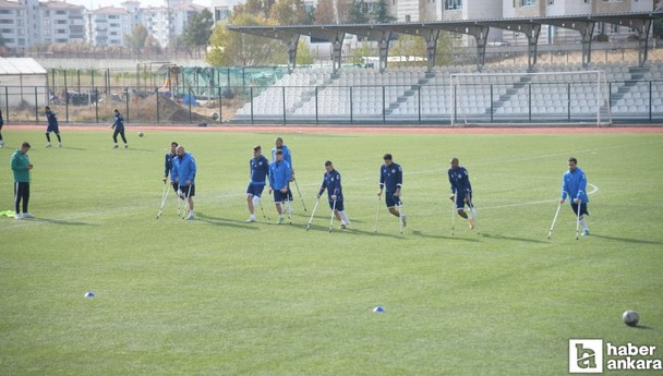 Kahramankazan Belediyesinden ampute futboluna destek