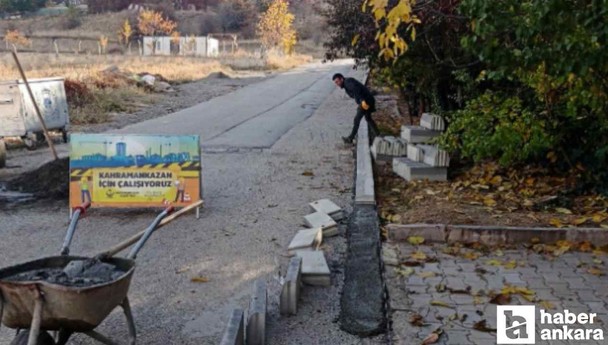 Kahramankazan Belediyesi'nden daha güzel bir çevre için yeni çalışma!