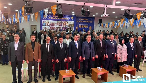 AK Parti Haymana'da görev değişimi yapıldı!