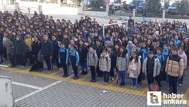 Beypazarı’nda öğrenciler ara tatil sonrası okula döndü