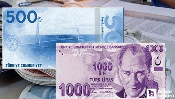 Kanun teklifi TBMM'de: Kağıt 500 lira ve 1000 TL Banknot para basılacak!