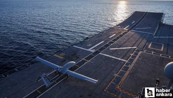 Dünya havacılık tarihinde bir ilk! Bayraktar TB-3'ten TCG Anadolu'ya başarılı iniş kalkış!