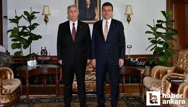 Mansur Yavaş ve Ekrem İmamoğlu görüştü